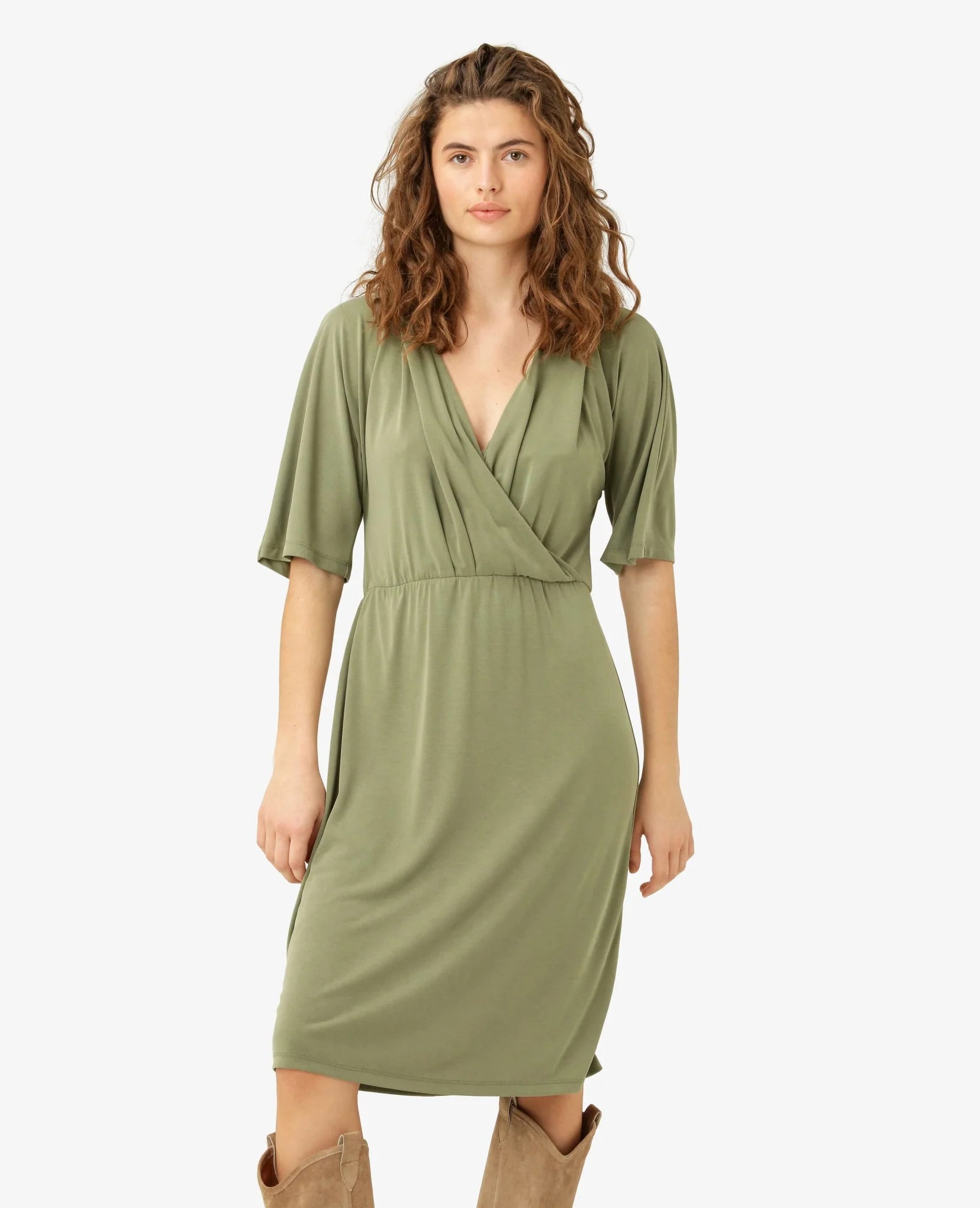 Noa Noa Anabel Jersey dress - Green