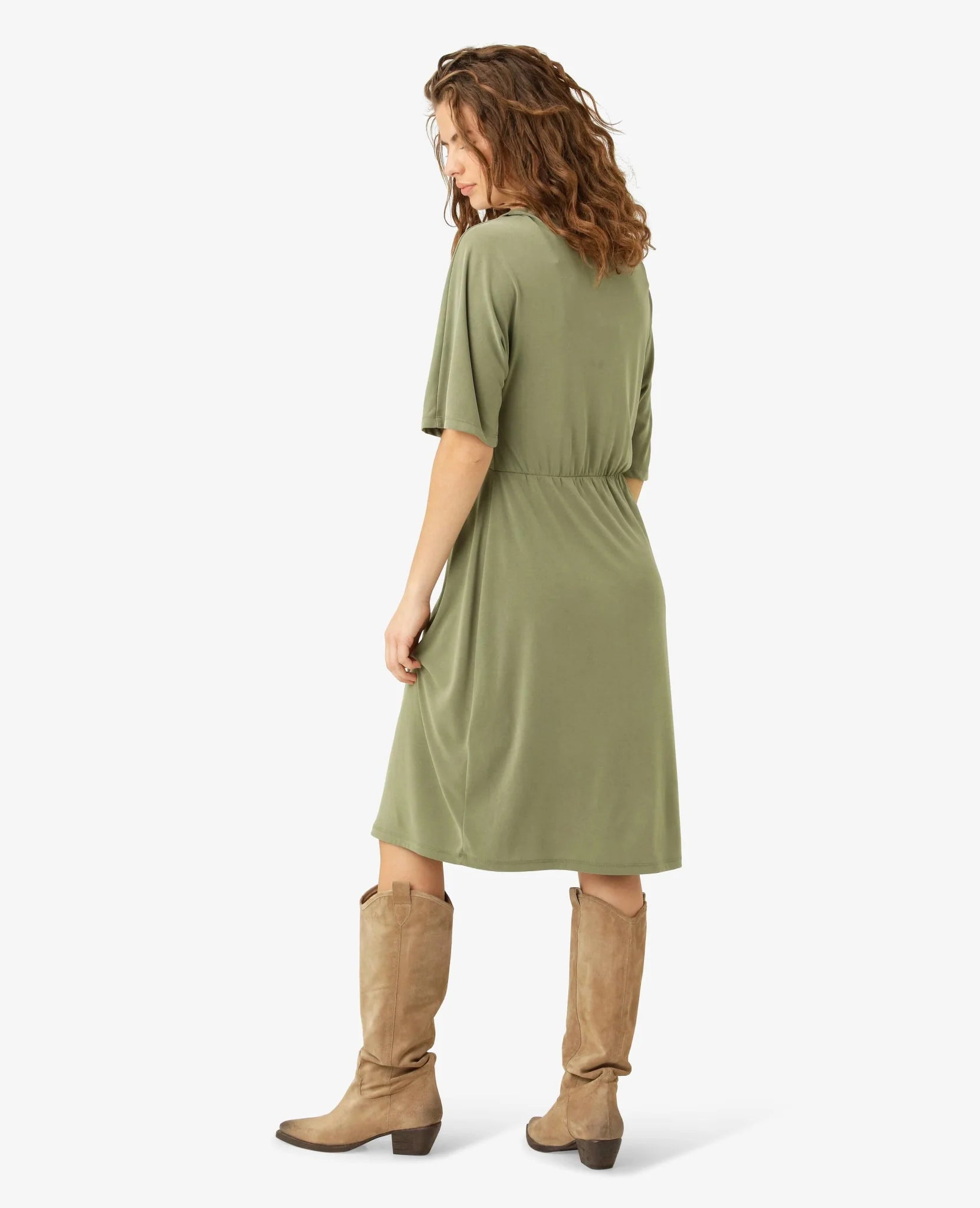 Noa Noa Anabel Jersey dress - Green