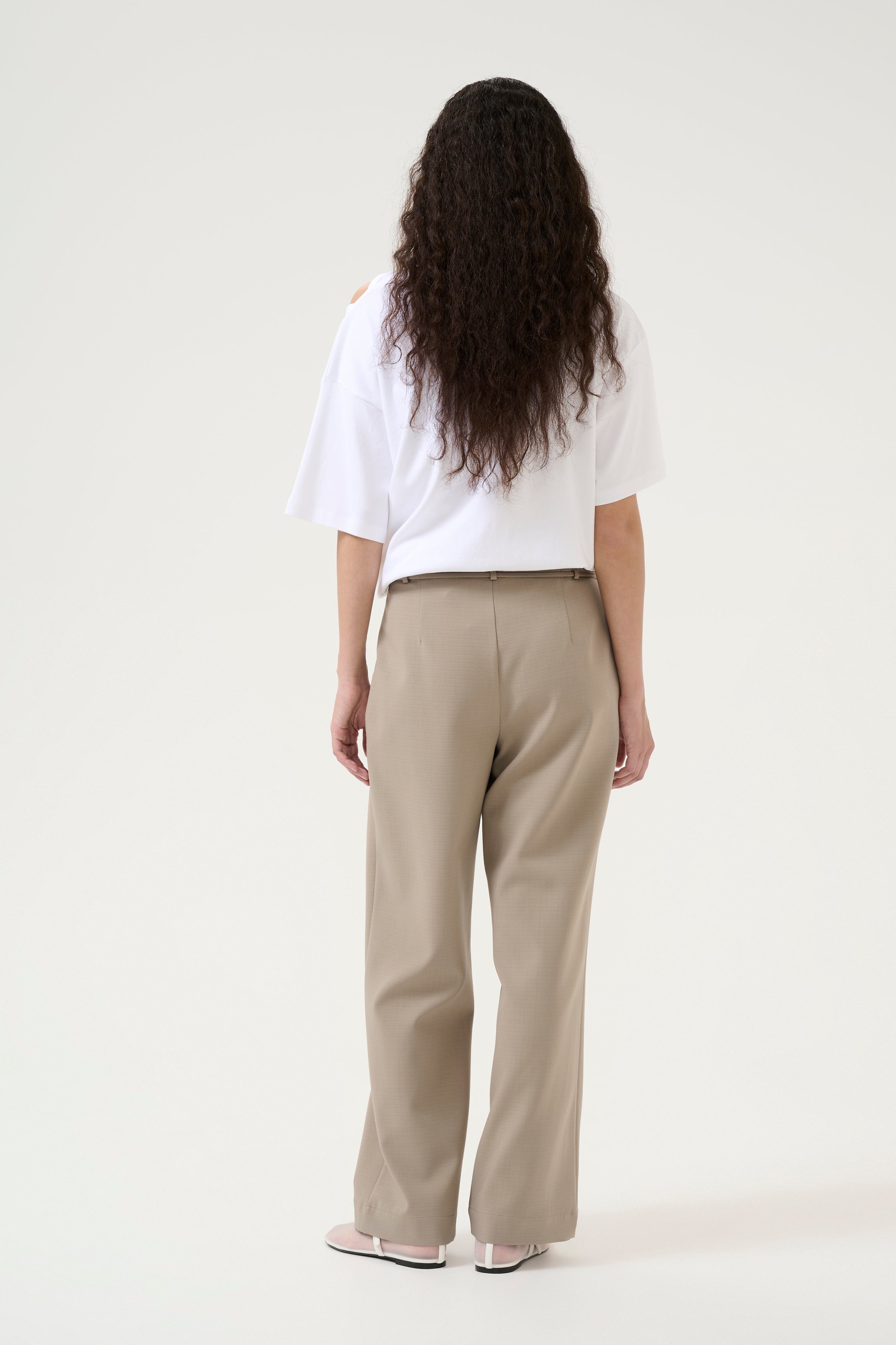 Renee Hole Tee - White