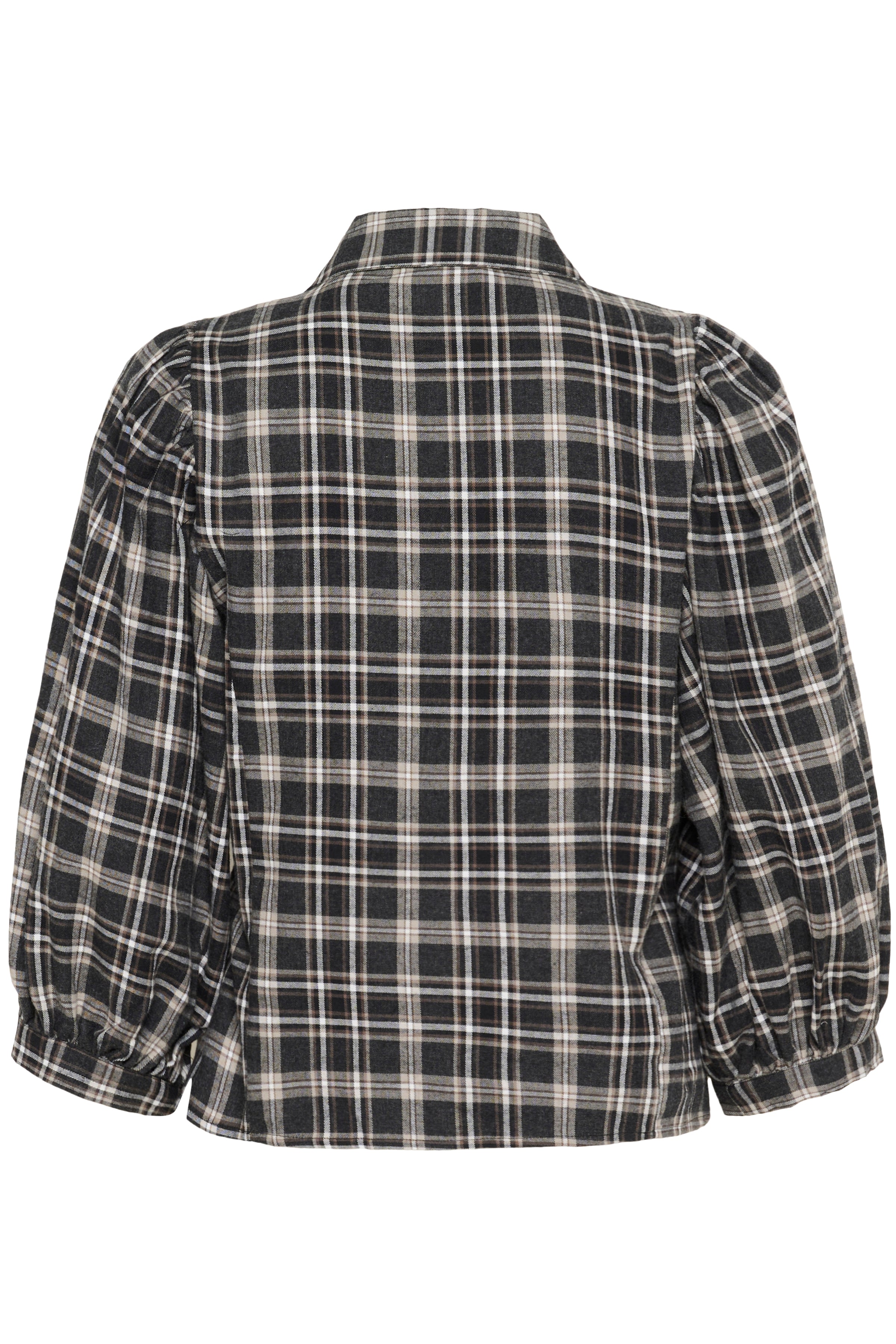 Belis Frosty Blouse - Thunderstorm Check