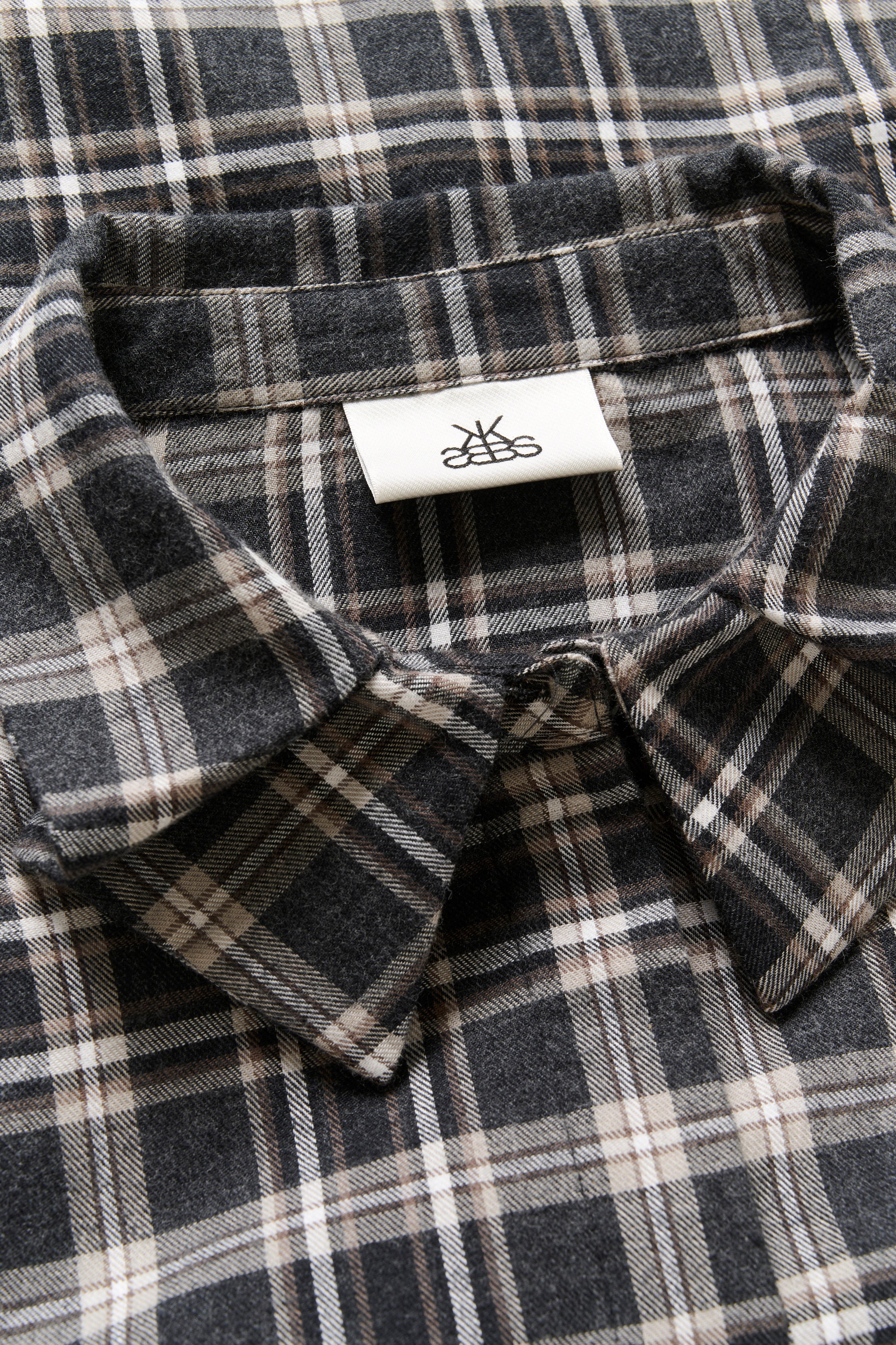 Belis Frosty Blouse - Thunderstorm Check