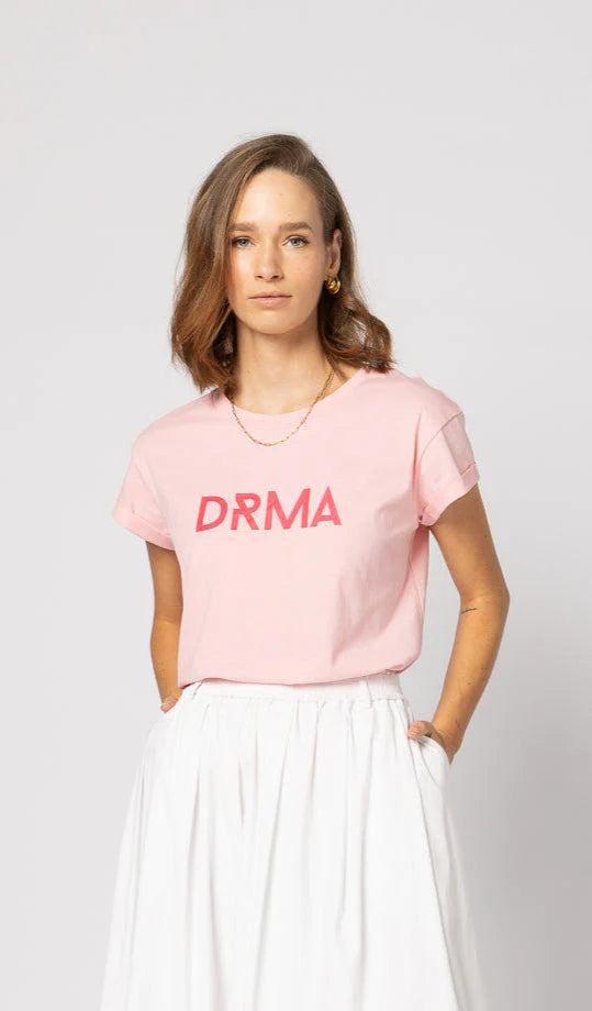 Drma Tee - Pink/Red