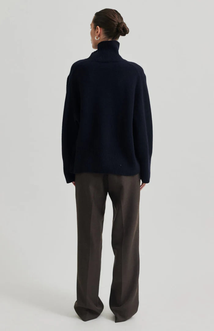 Second Female Alpha Knit T-Neck - Night Sky