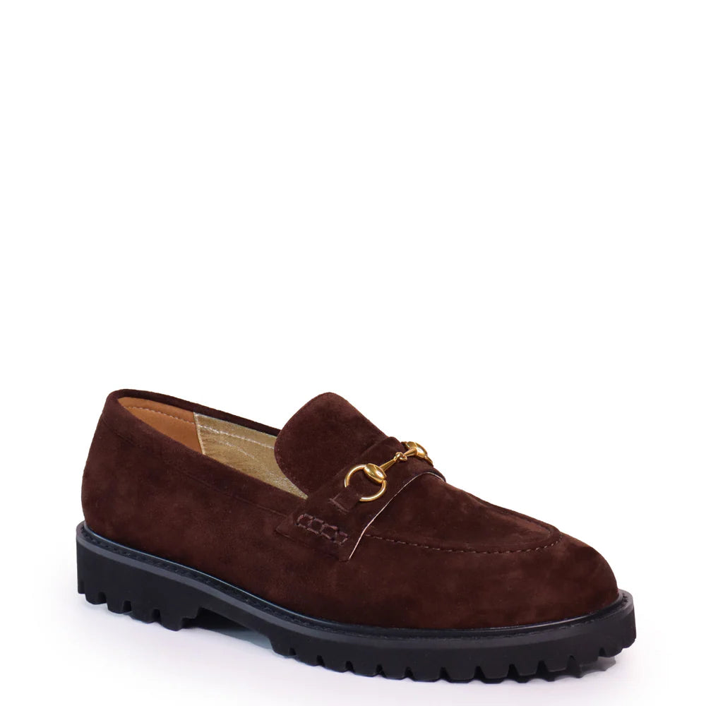 Shandre Loafer - Chocolate Suede