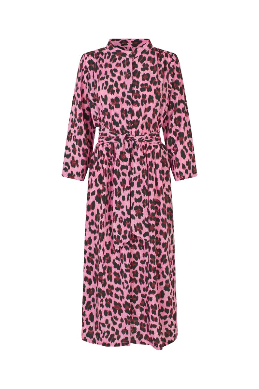 Lollys Laundry Harper Maxi Dress - Neon Pink