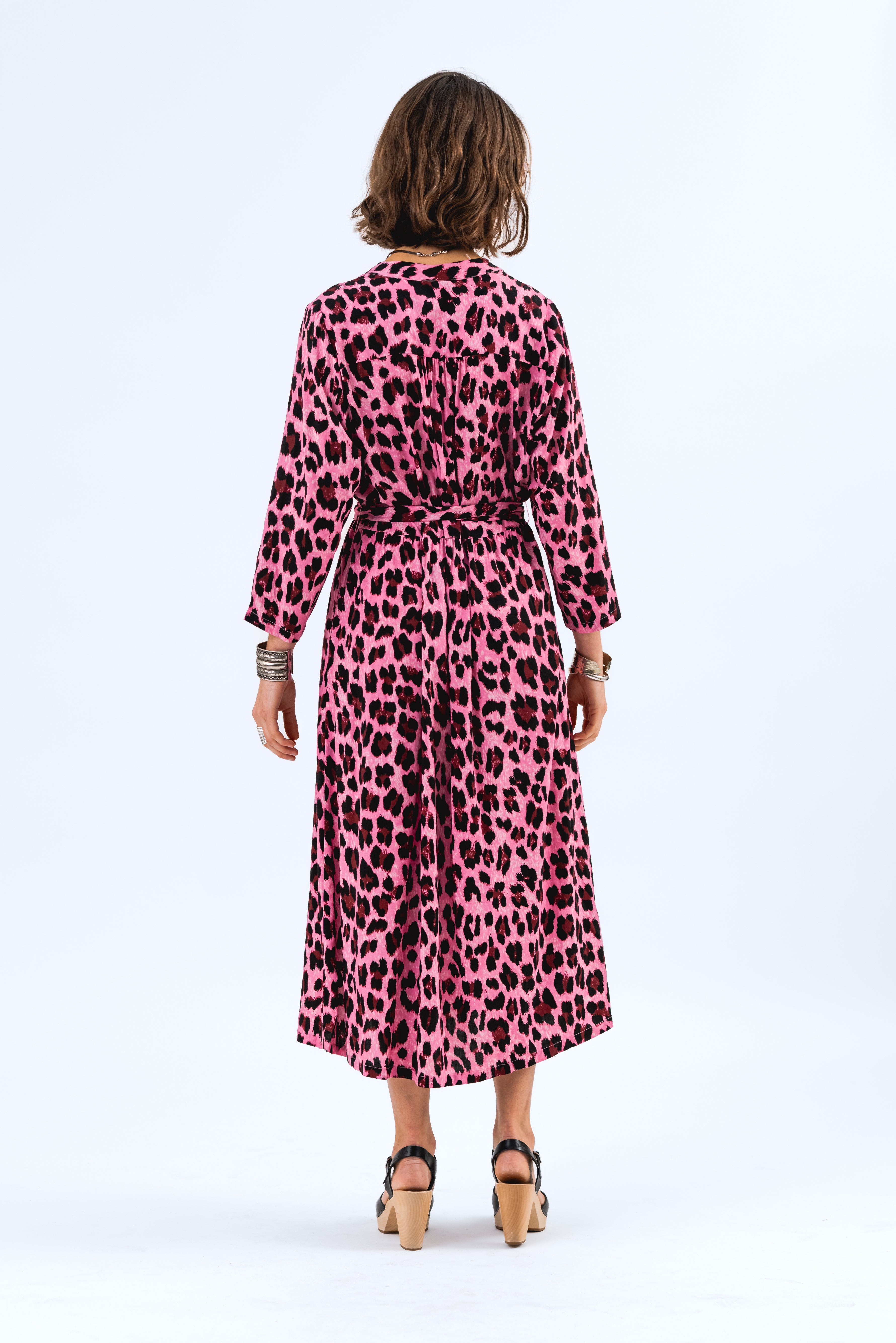 Lollys Laundry Harper Maxi Dress - Neon Pink