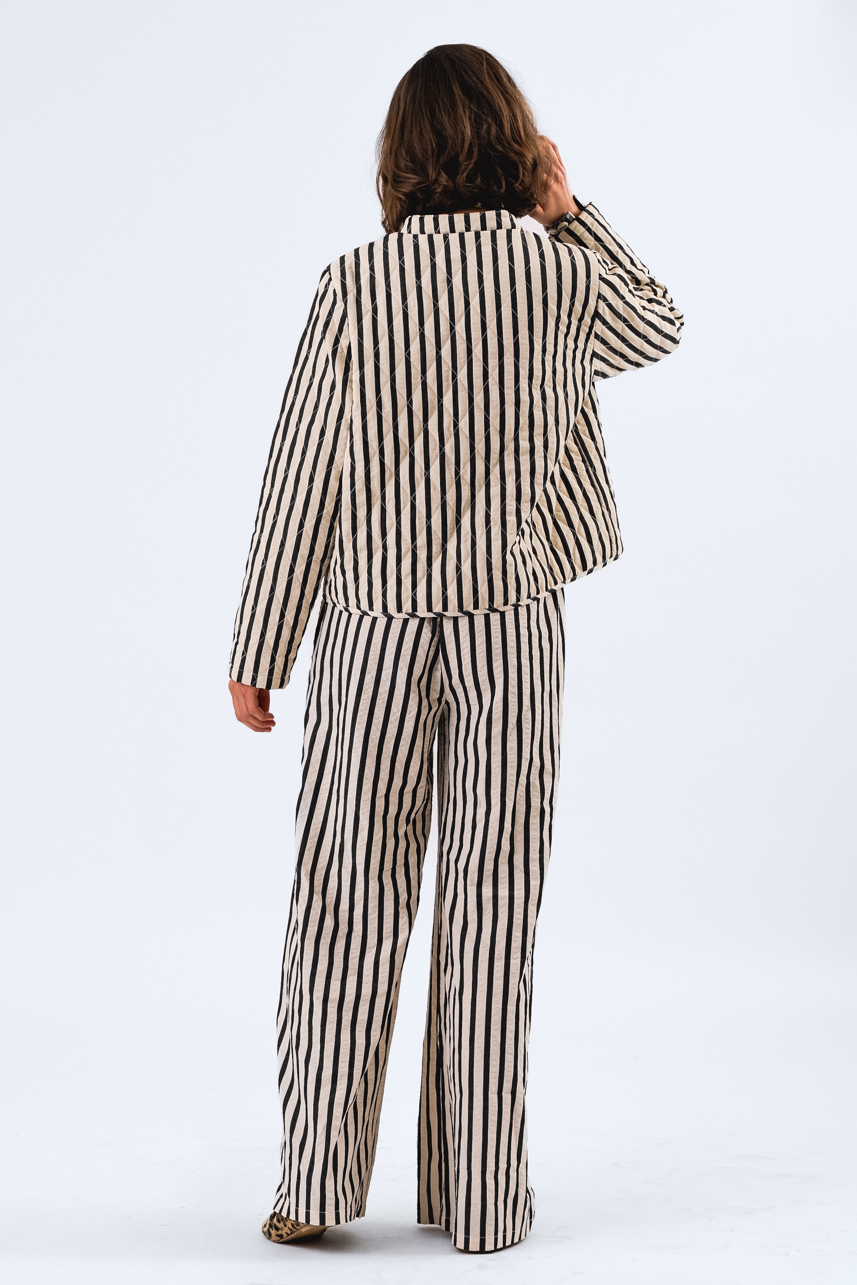 Lollys Laundry Emilia Jacket - Navy/White Stripe