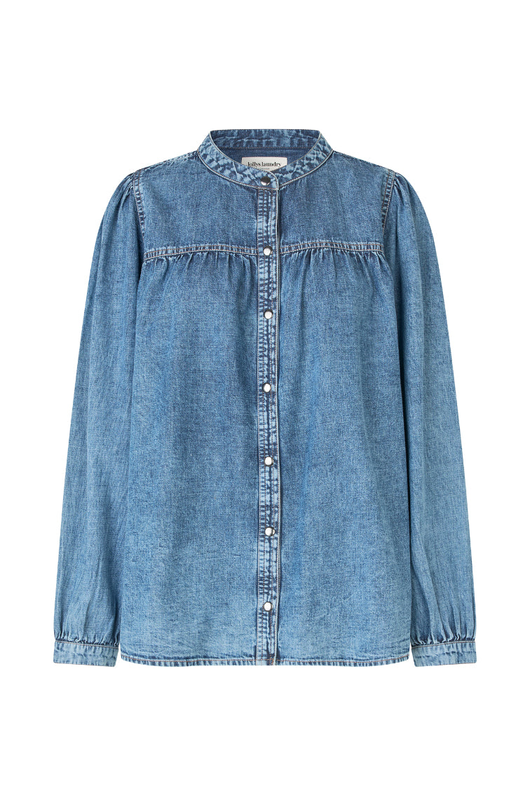 Nicky Shirt - Washed Denim
