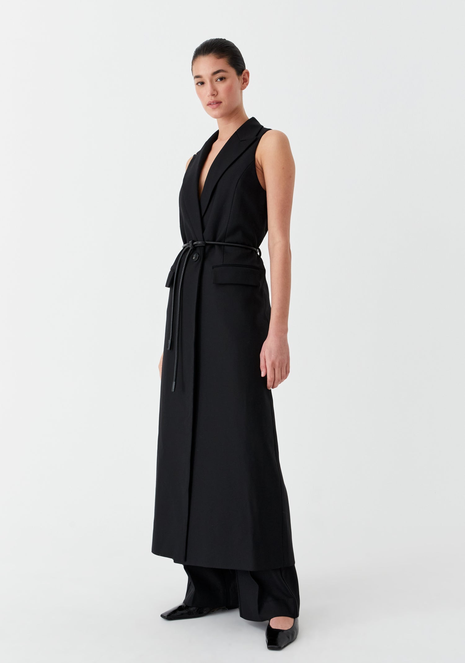 Morrison Vale Vest Dress - Black