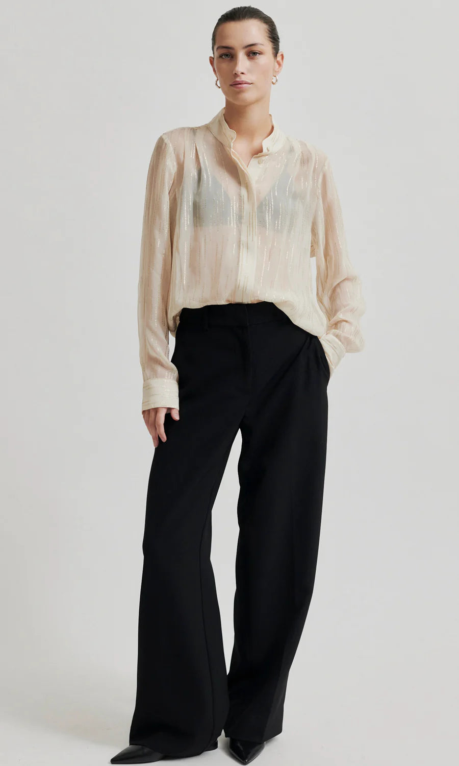 Second Female Fique Trousers - Black
