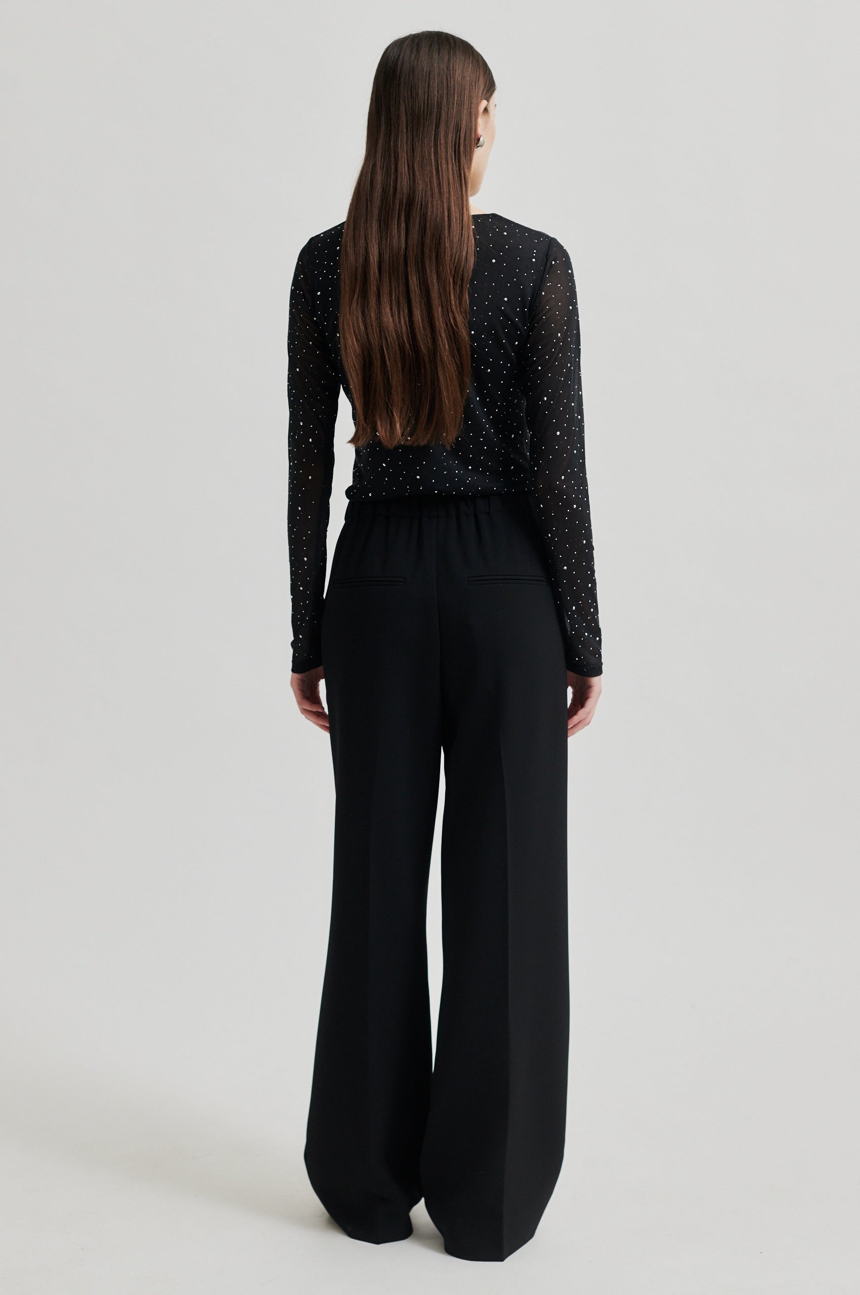 Second Female Edgy O-Neck Mesh Tee