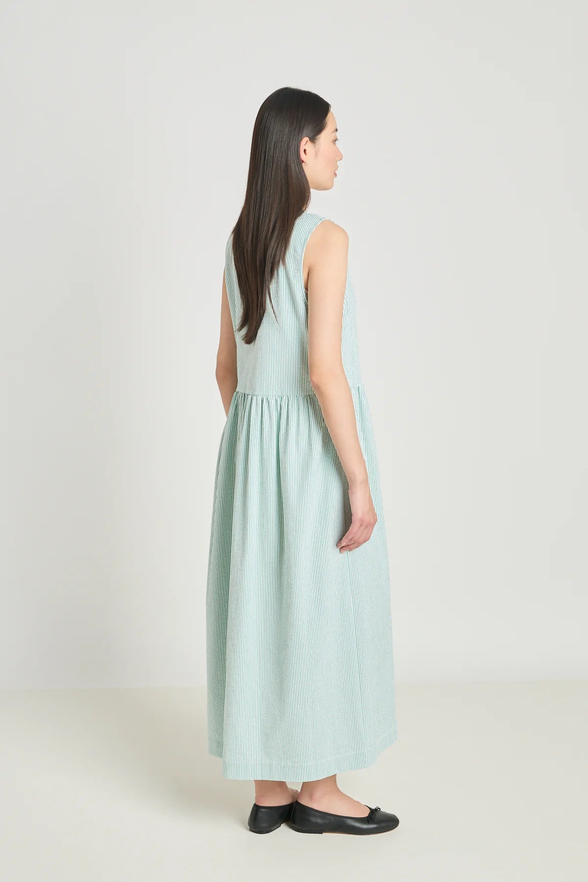 Subjective Dress - Jade Seersucker
