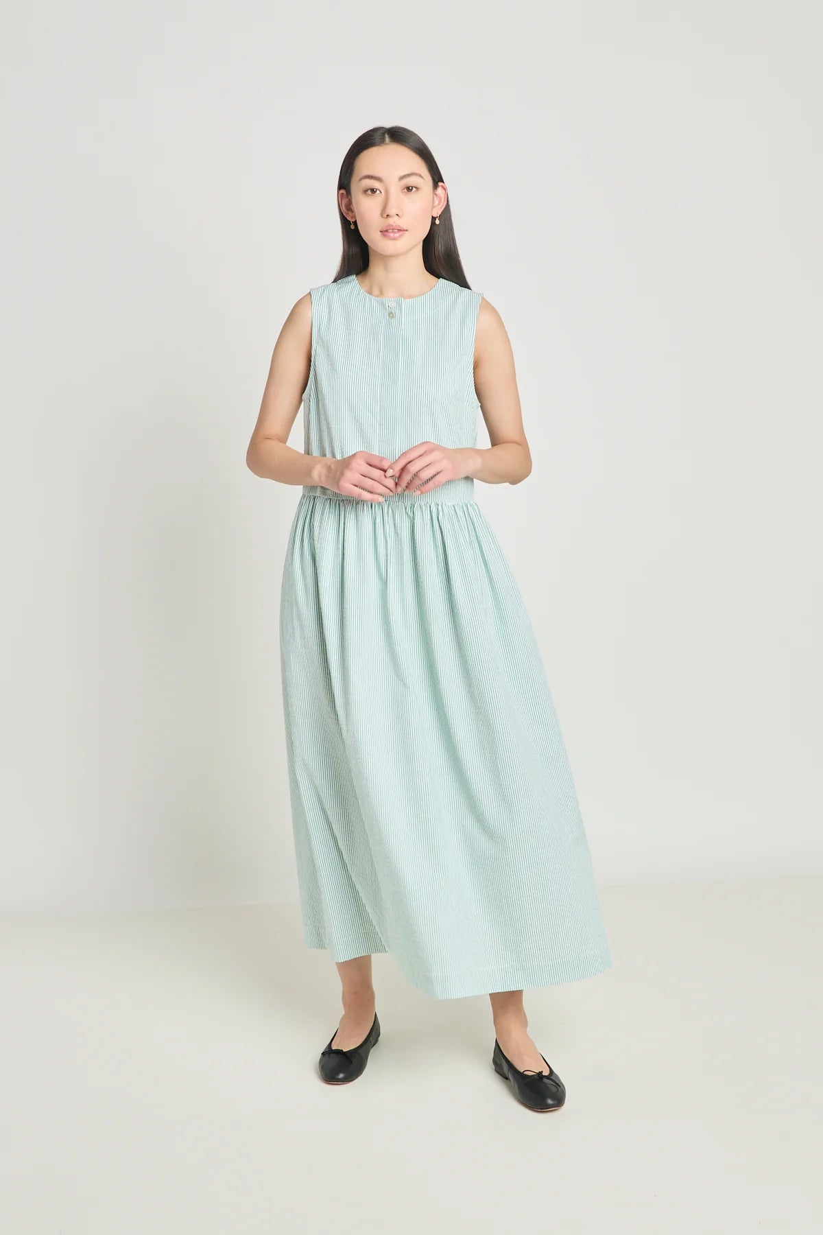 Subjective Dress - Jade Seersucker