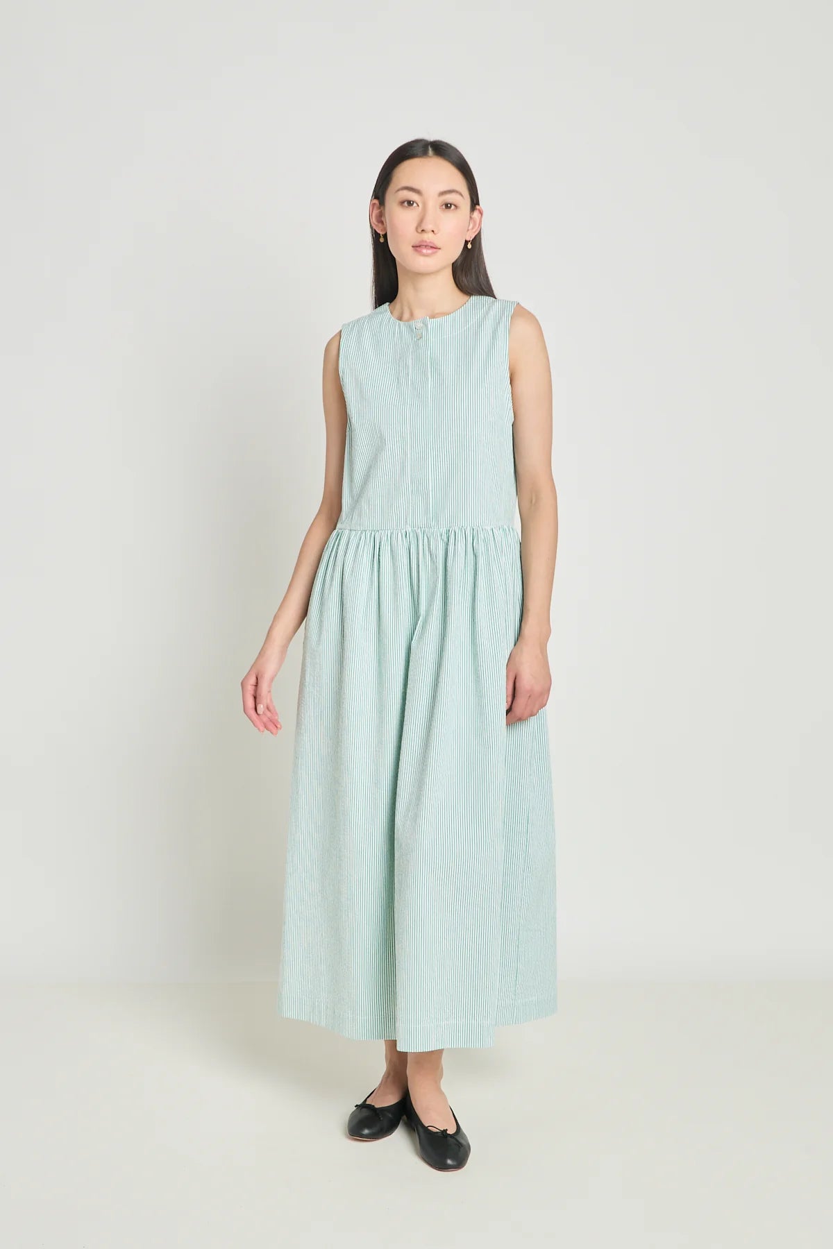 Subjective Dress - Jade Seersucker