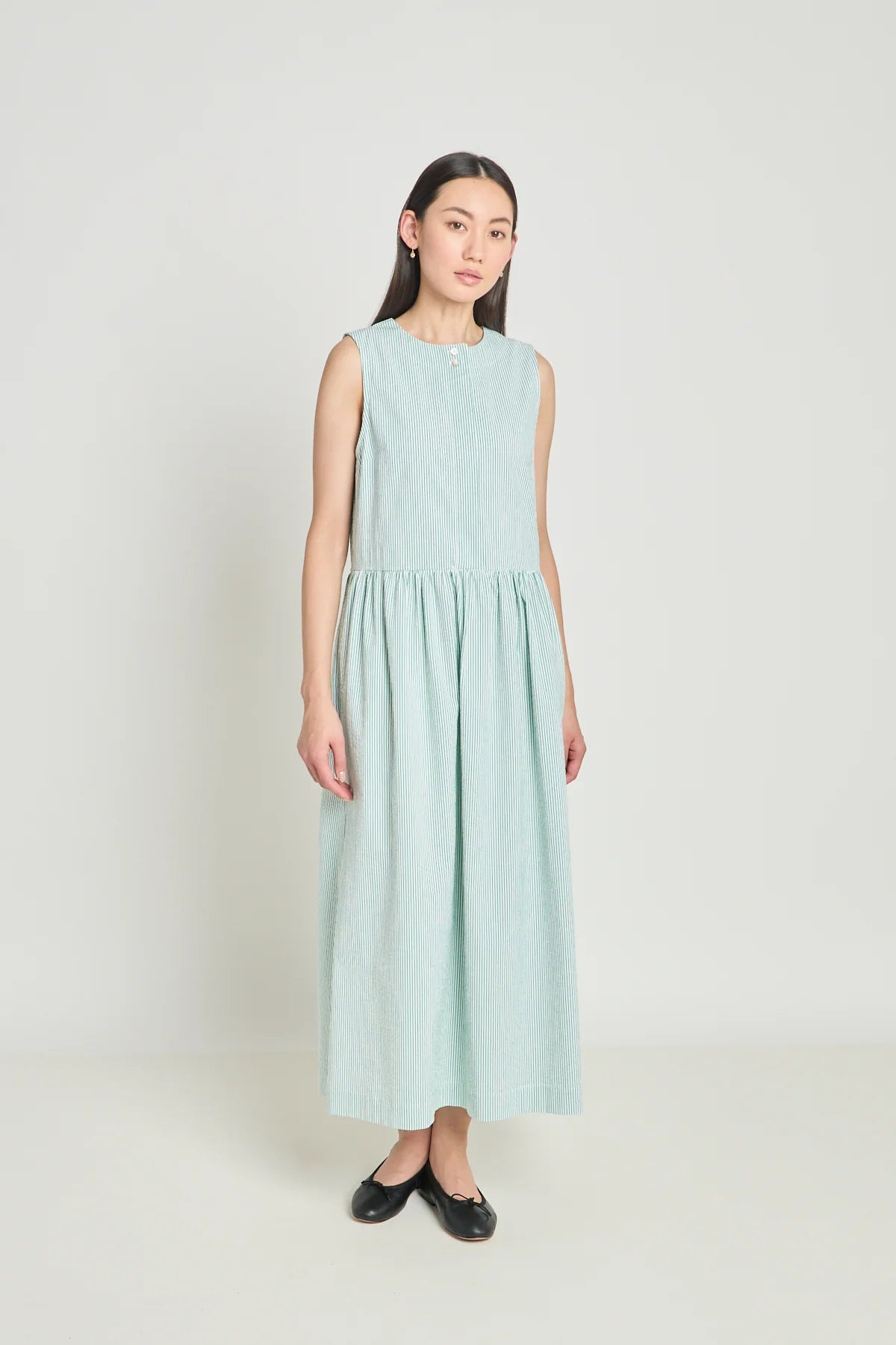 Subjective Dress - Jade Seersucker