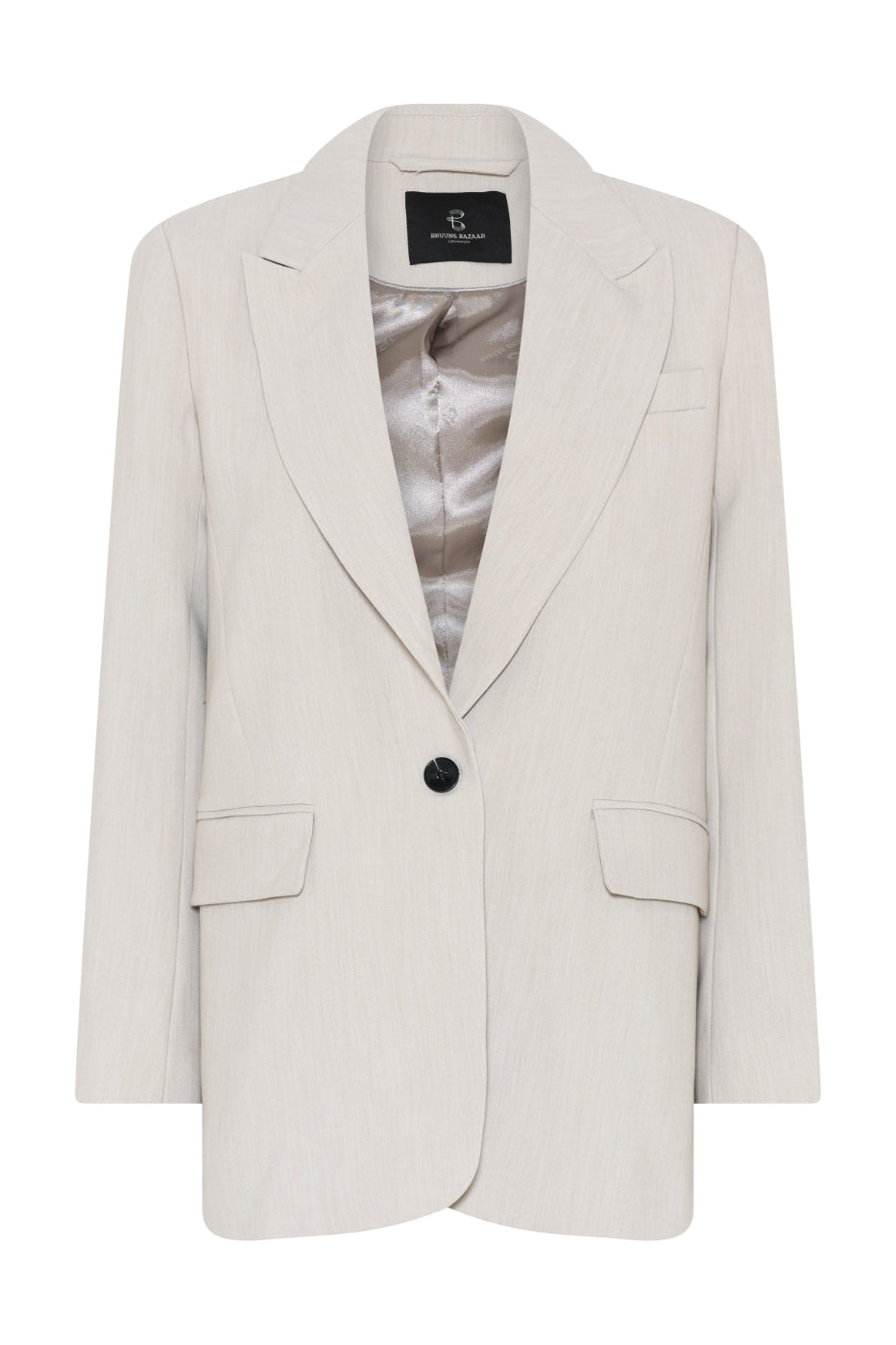 Bruuns Bazaar Frida Blazer - Silver Cloud