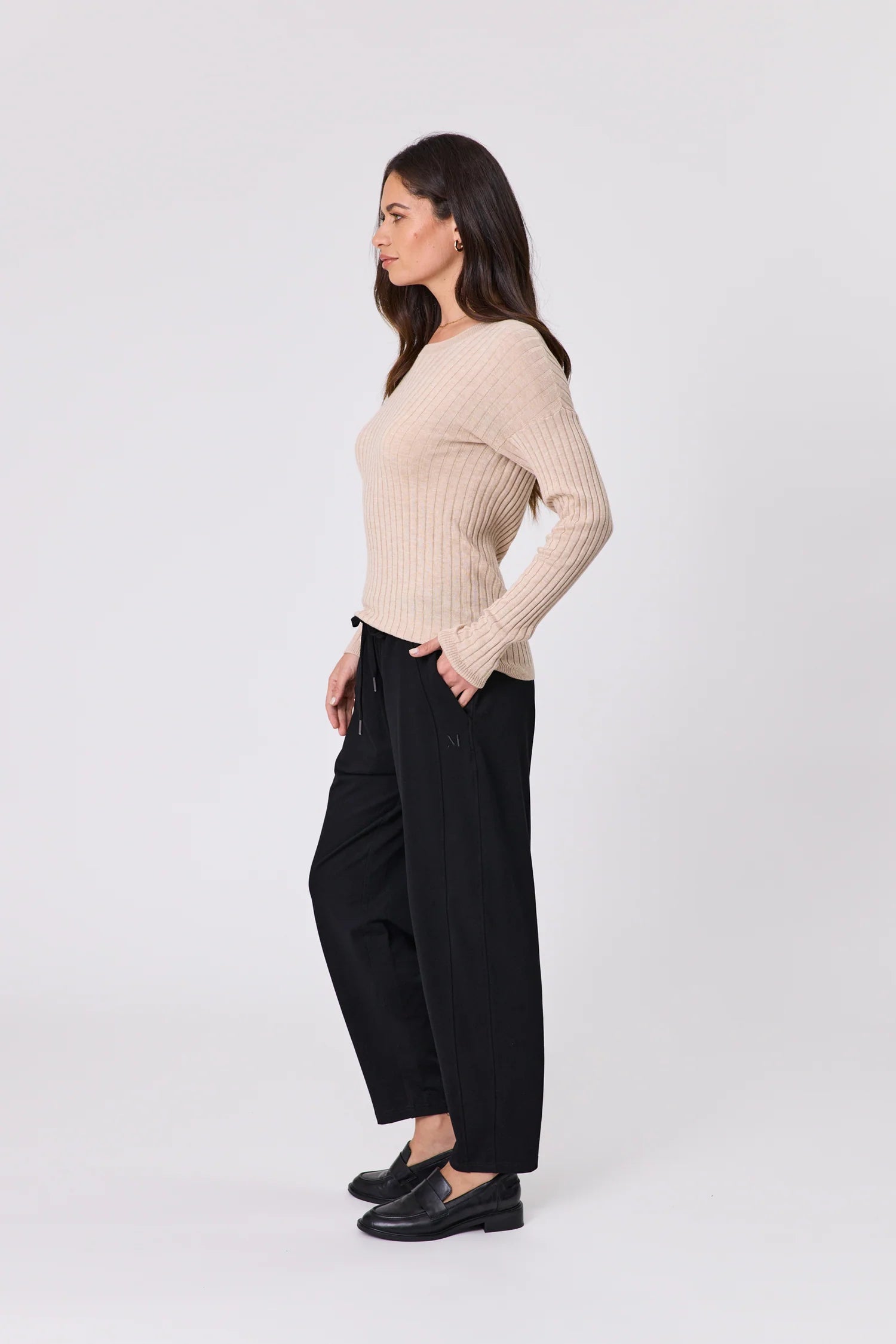 Marlow Barrel Trackie - Black