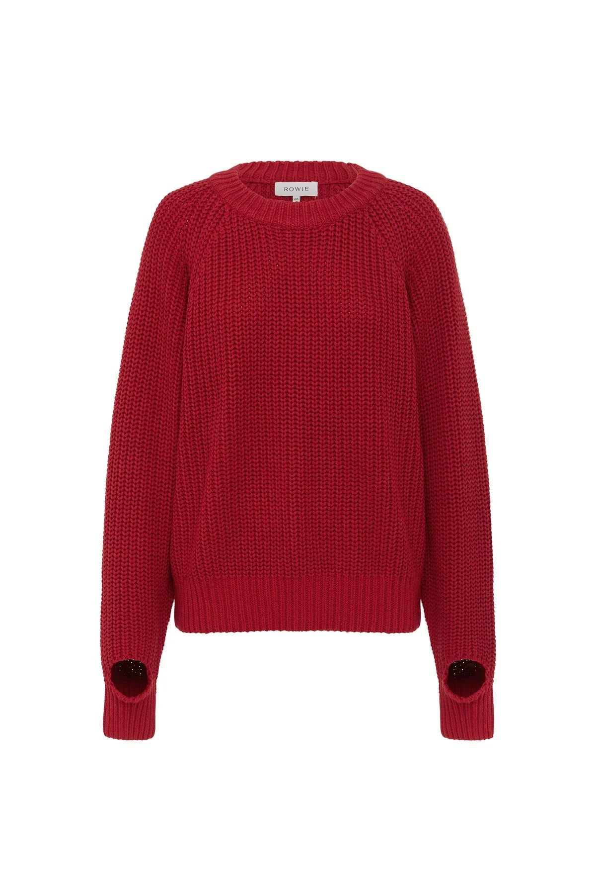 Rowie the Label Bronson Knit Jumper - Chili Red