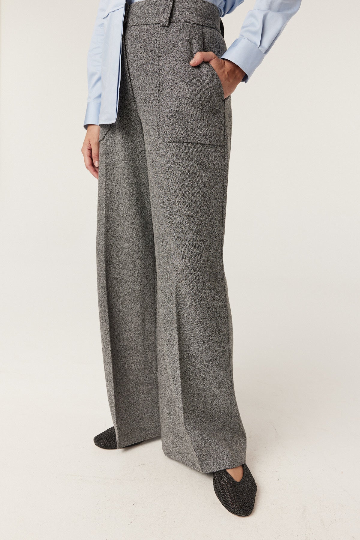 Cable Evie Pant - Charcoal