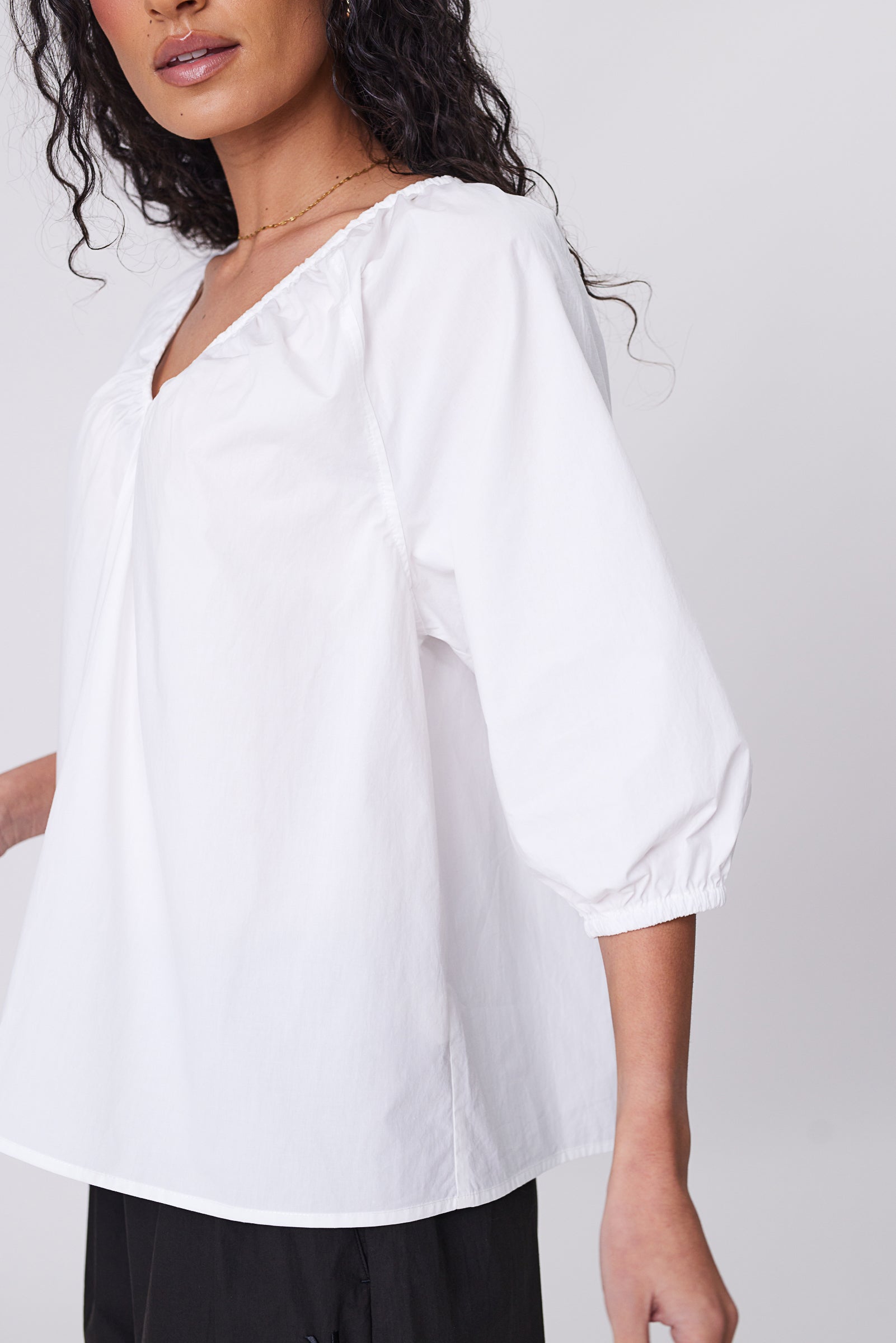 Cascade Blouse - Chalk