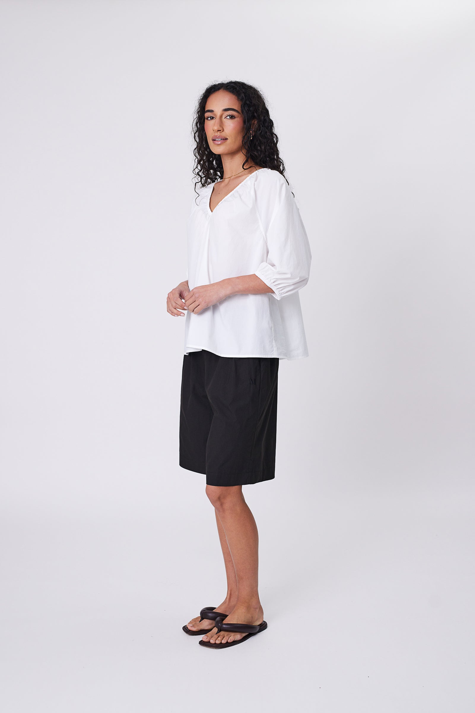 Cascade Blouse - Chalk