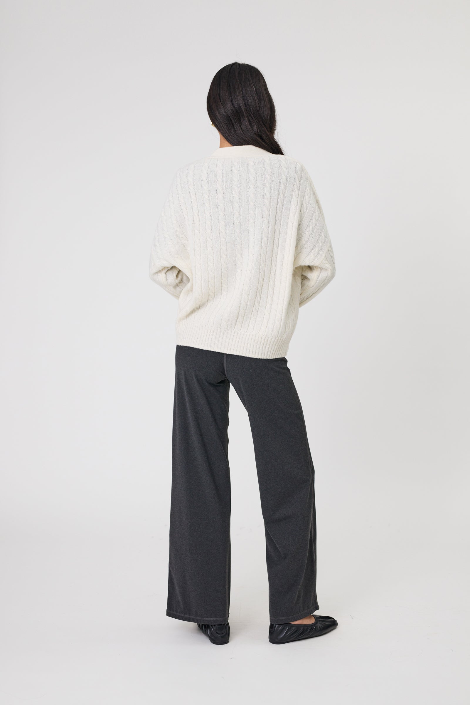 Marlow Copenhagen Cable Knit Cardigan - Ecru