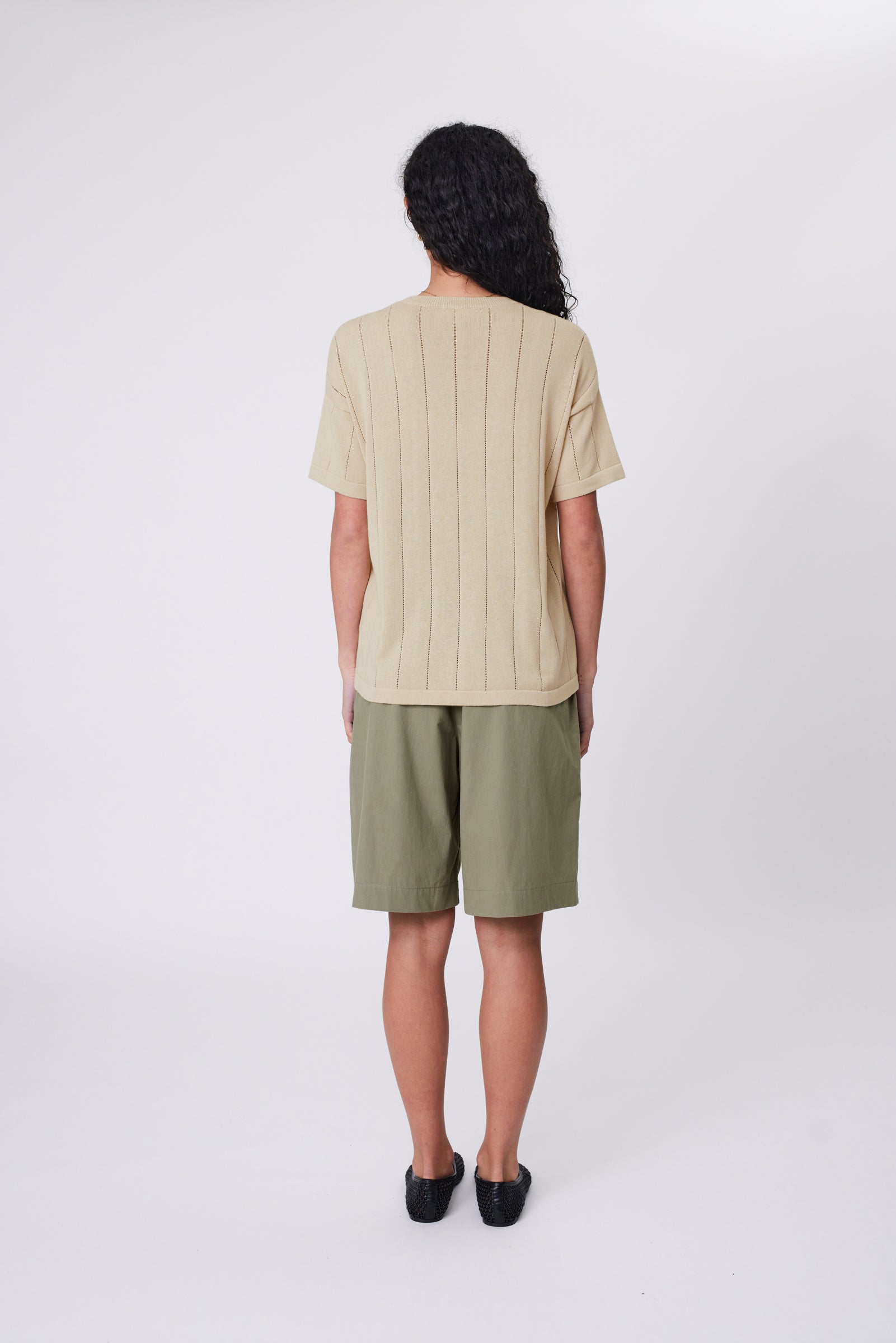 Marlow Ember Knit Tee - Hummus