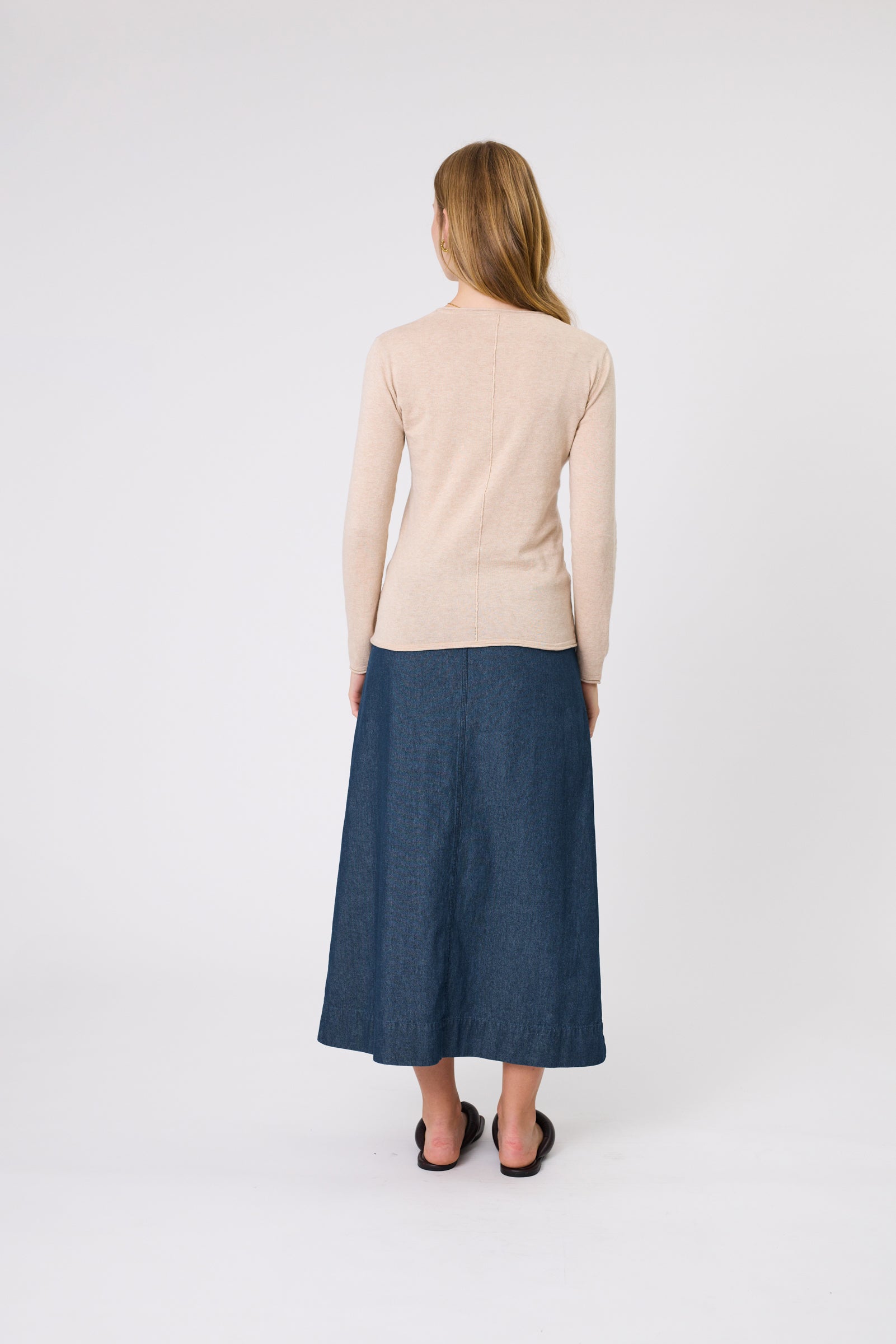 Marlow Encore Knit Crew - Wheat