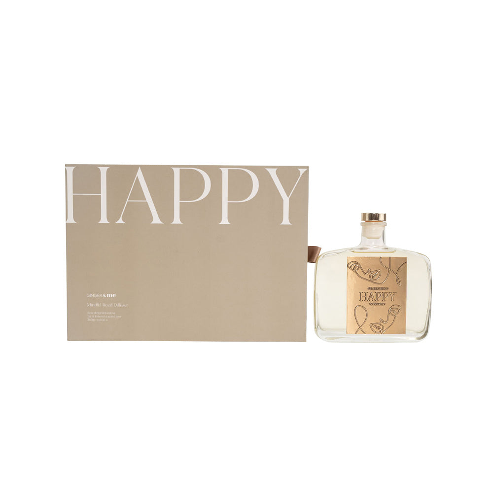 Ginger & Me Mindful Reed Diffuser - Happy