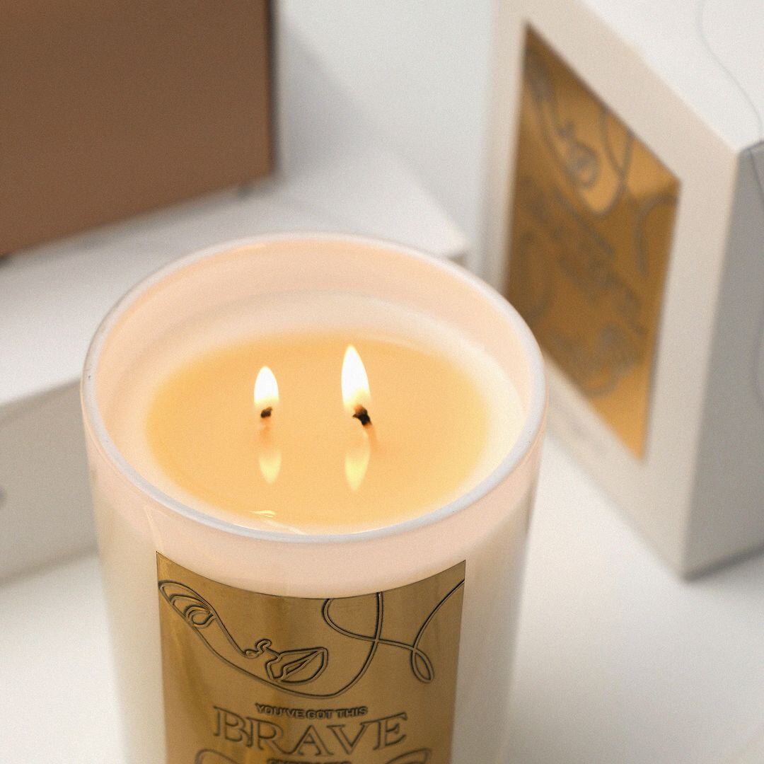 Ginger & Me Mindfulness Candle - Brave