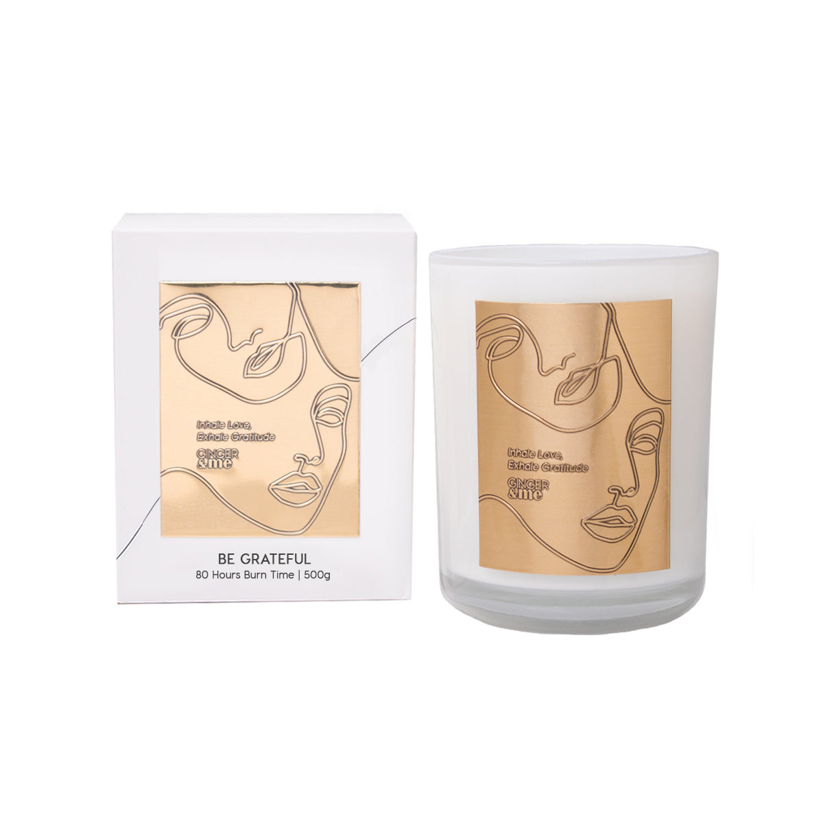 Ginger & Me Mindfulness Candle - Grateful