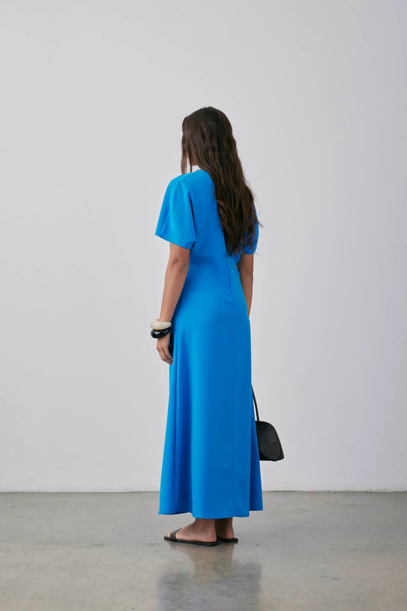 Dorienne Dress - Cerulean