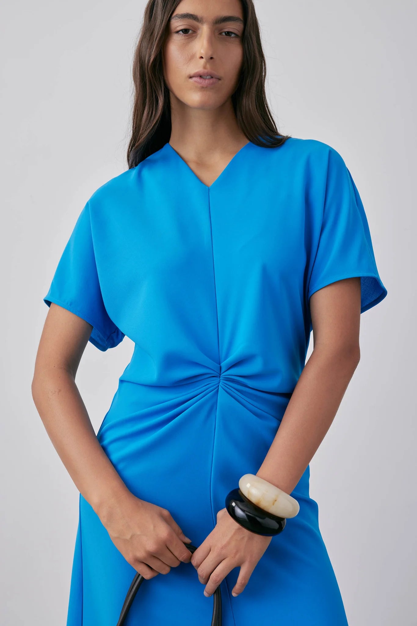 Dorienne Dress - Cerulean