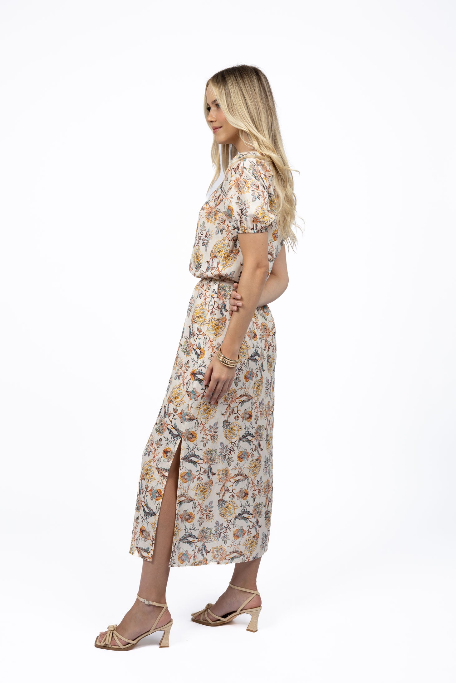 Humidity Lillian Dress - Kaffir Print