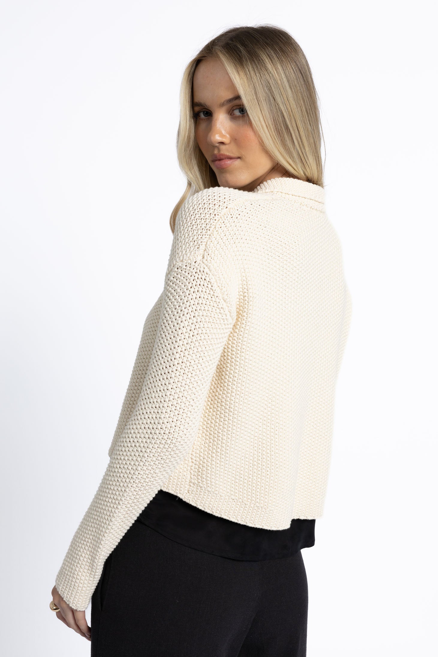 Humidity Maison Cardi - Cream