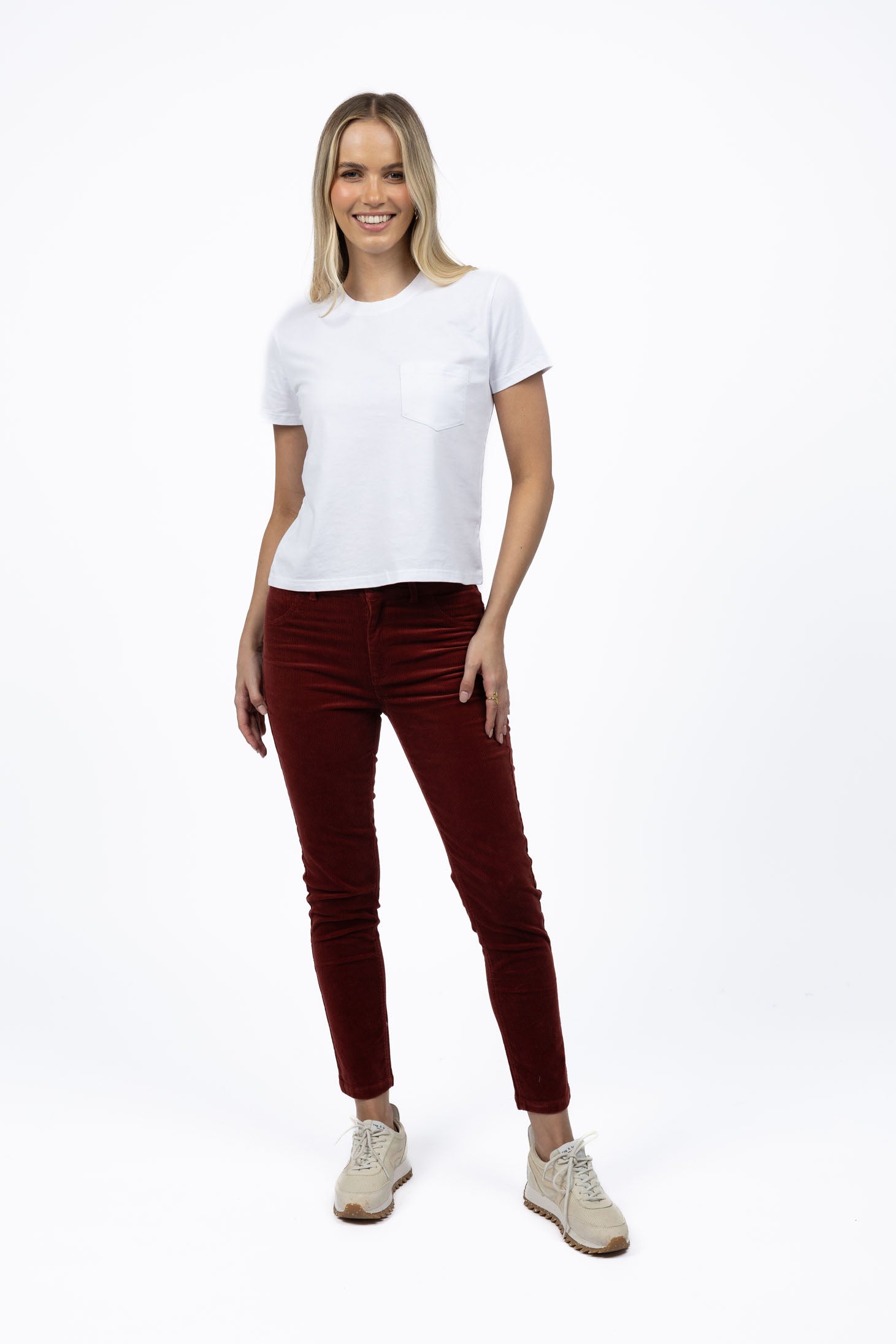 Humidity Queen Cord Jean - Rust