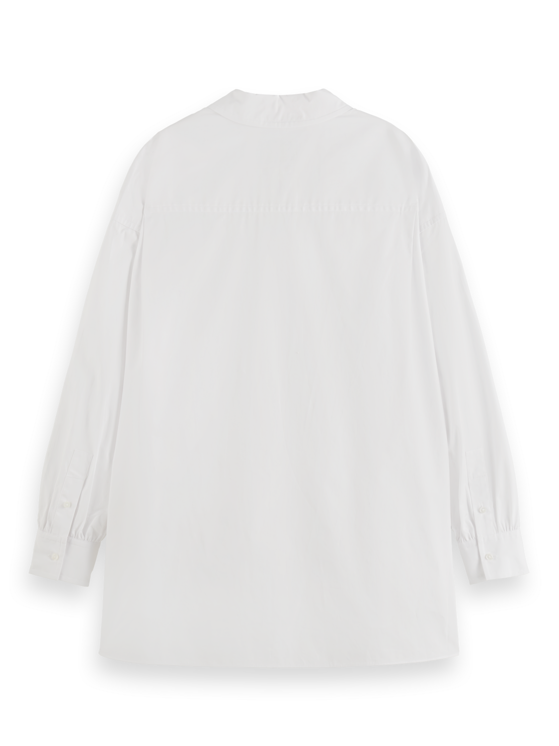 Scotch & Soda Girlfriend Poplin Shirt - White