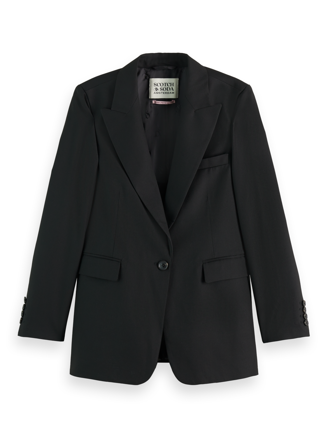 Scotch & Soda Fitted Blazer - Black