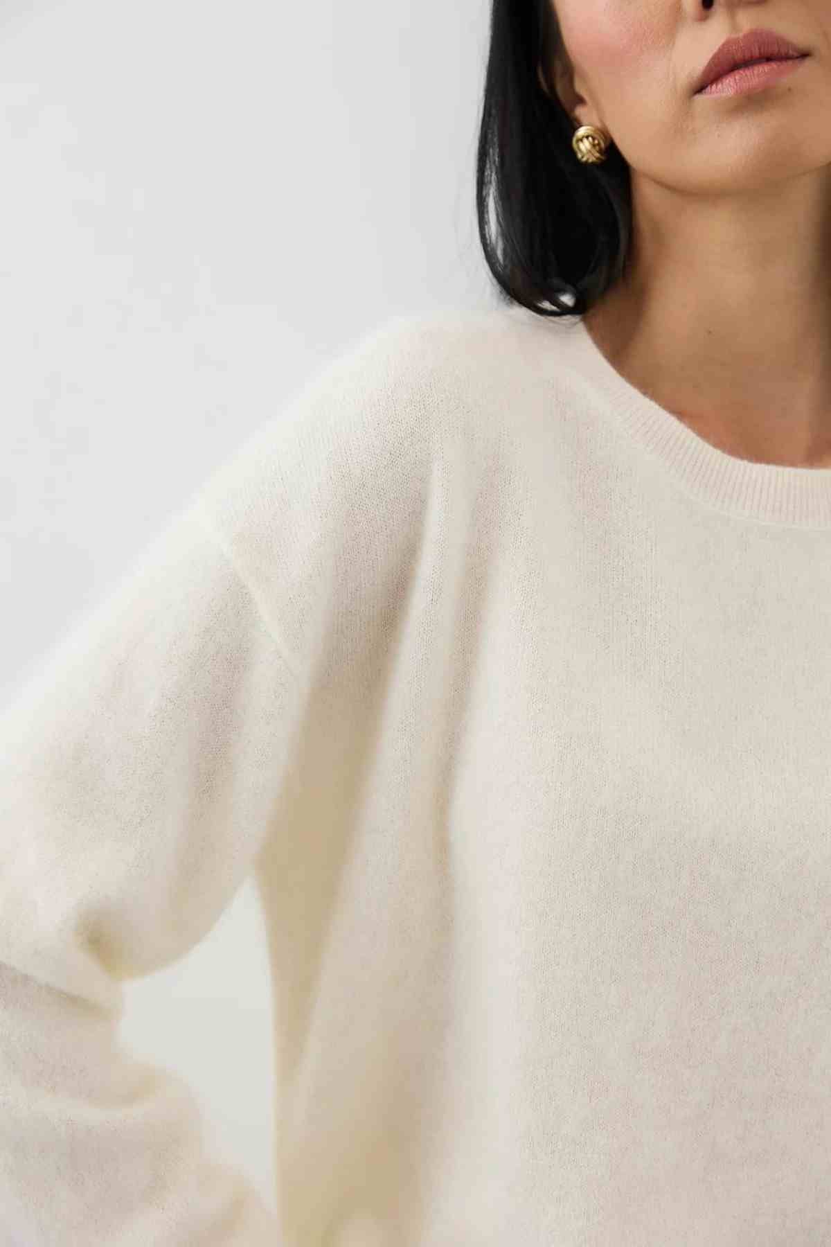 Mia Fratino Cashmere Cyra Sweater - Polar