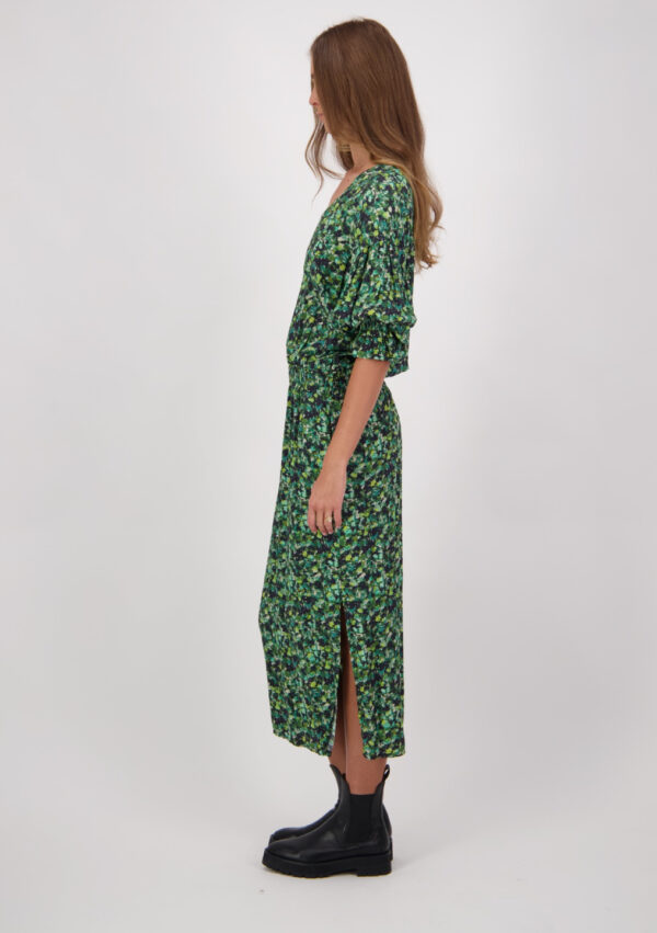 Caitlyn Dress - Green Floral