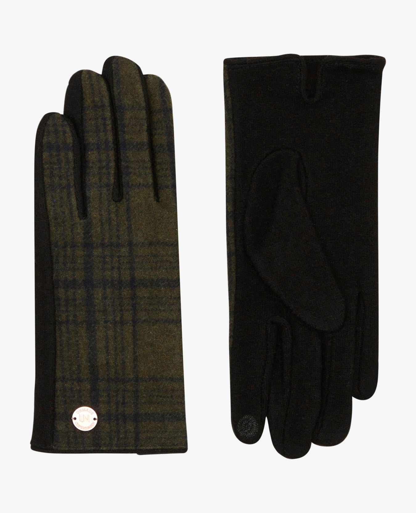 Unmade Copenhagen Kumi Gloves - Art Green/Black