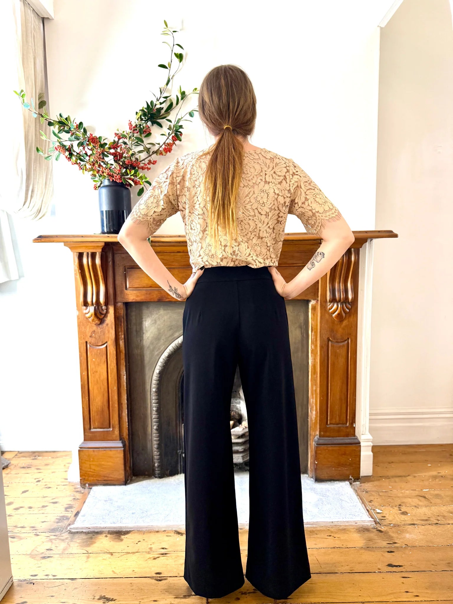 Carlson Gabrielle Pant - Black