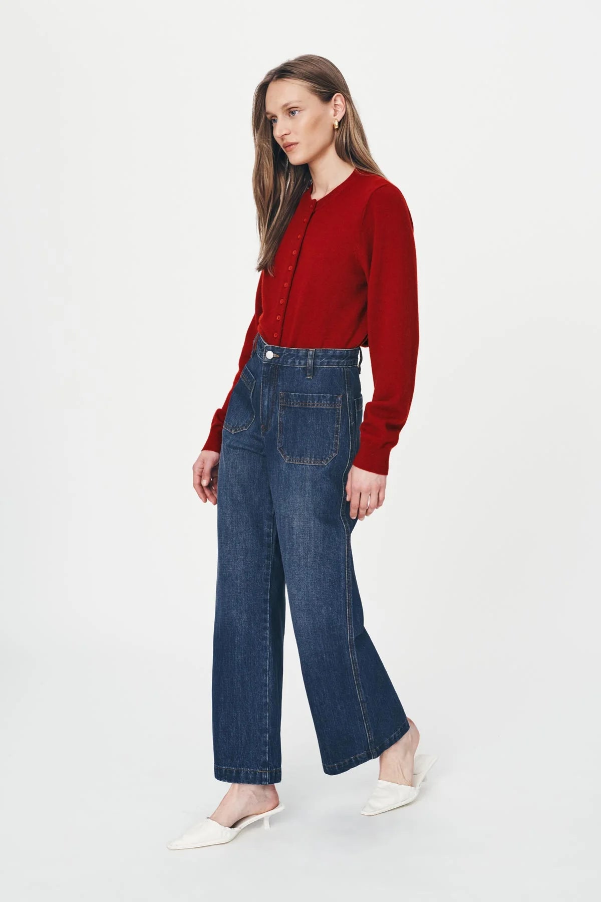 Rowie the Label Jahmain Straight Jeans - Classic Indigo