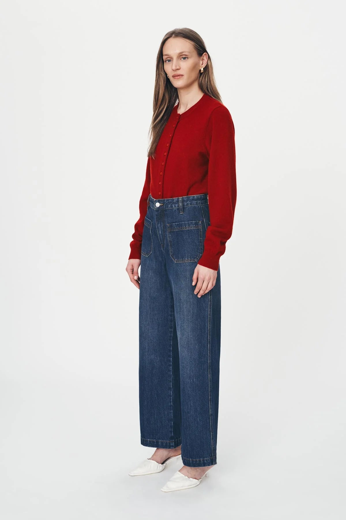 Rowie the Label Jahmain Straight Jeans - Classic Indigo