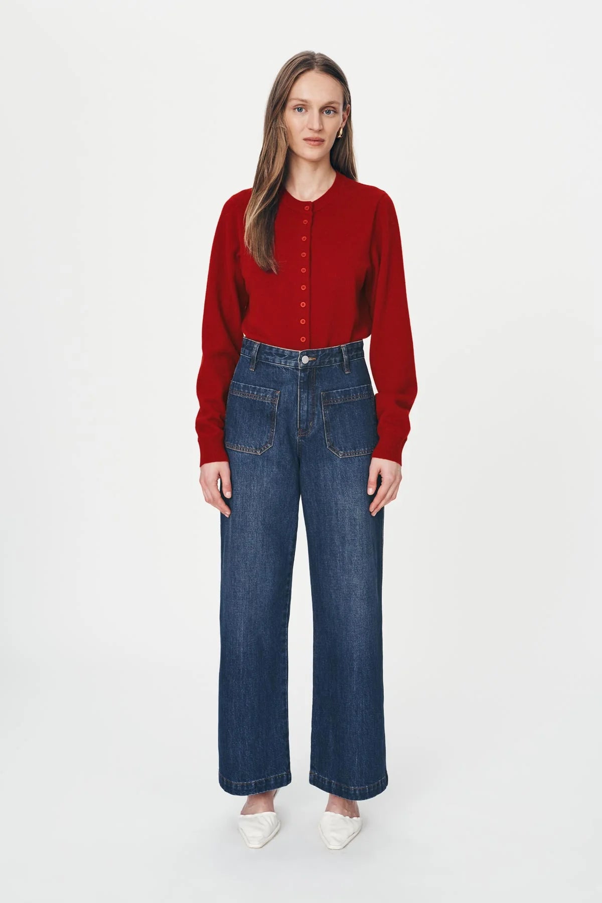 Rowie the Label Jahmain Straight Jeans - Classic Indigo