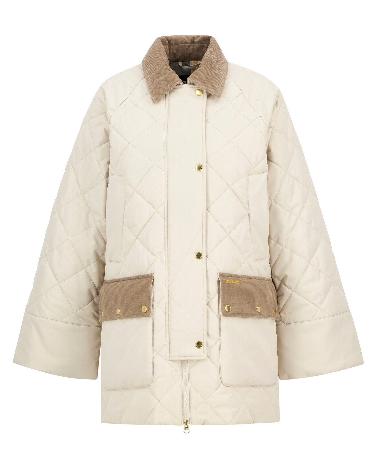 Aldburgh Quilted Jacket - Oatmeal/Ancient Tartan