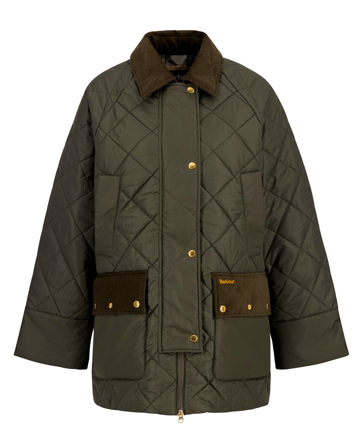 Aldburgh Quilted Jacket - Olive/ Ancient Tartan
