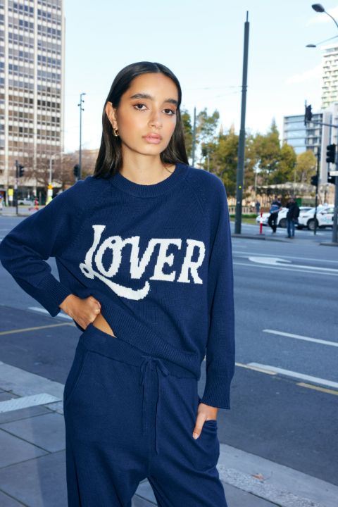 Lover Jumper - Indigo