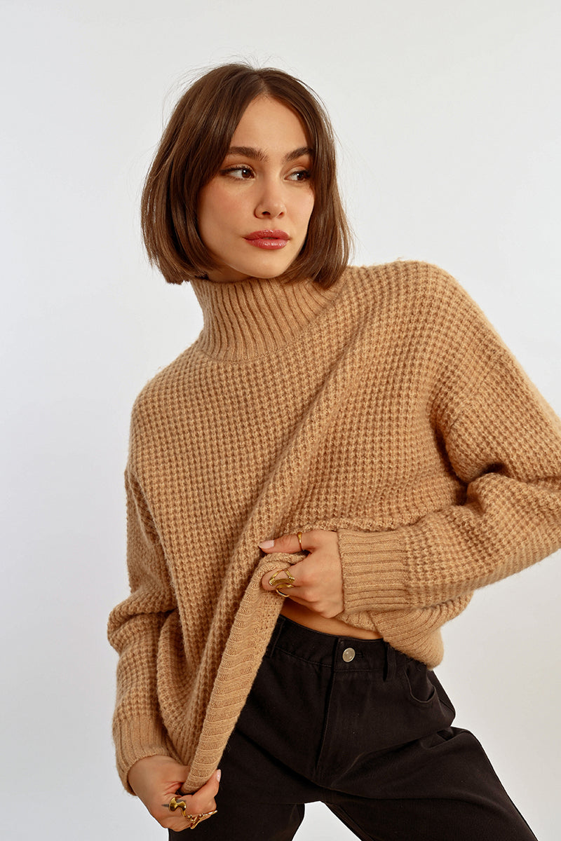 Lili Sidonio Beige Knitted Sweater
