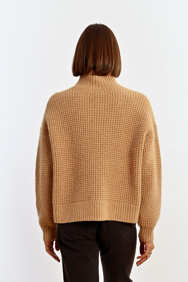 Lili Sidonio Beige Knitted Sweater